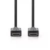 Cable HDMI Nedis CVGB34000BK50 5m HDMI tipo A conector macho a macho 10,2 Gbit/s