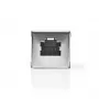 Nedis CCGB89011ME Conector de cable RJ45 metal conector hembra/hembra