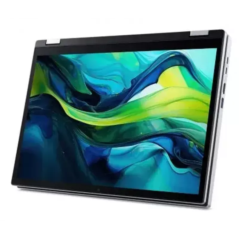 Portátil convertible Acer Aspire Go Spin 14 AGSP14-31PT-36R6 — 14 inch WUXGA táctil, Intel Core 3 N355 1,9 GHz, 16 GB LPDDR5, 512 GB SSD, Windows 11 Home, Plata