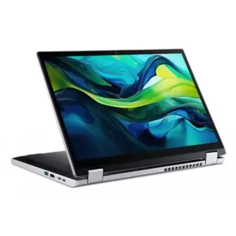 Portátil convertible Acer Aspire Go Spin 14 AGSP14-31PT-36R6 — 14 inch WUXGA táctil, Intel Core 3 N355 1,9 GHz, 16 GB LPDDR5, 512 GB SSD, Windows 11 Home, Plata