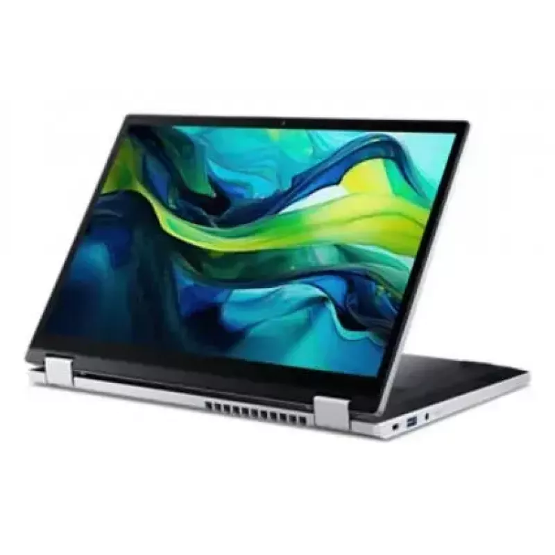 Portátil convertible Acer Aspire Go Spin 14 AGSP14-31PT-36R6 — 14 inch WUXGA táctil, Intel Core 3 N355 1,9 GHz, 16 GB LPDDR5, 512 GB SSD, Windows 11 Home, Plata