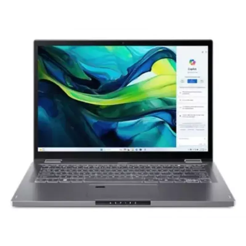 Acer Aspire Spin 14 ASP14-52MTN-79EW portátil 2 en 1, Intel Core Ultra 7 155U, 35,6 cm (14 pulgadas) pantalla táctil WUXGA IPS 1920 x 1200, 32 GB de RAM, 1 TB SSD, Intel Graphics, Wi-Fi 6E, Windows 11 Home, gris acero