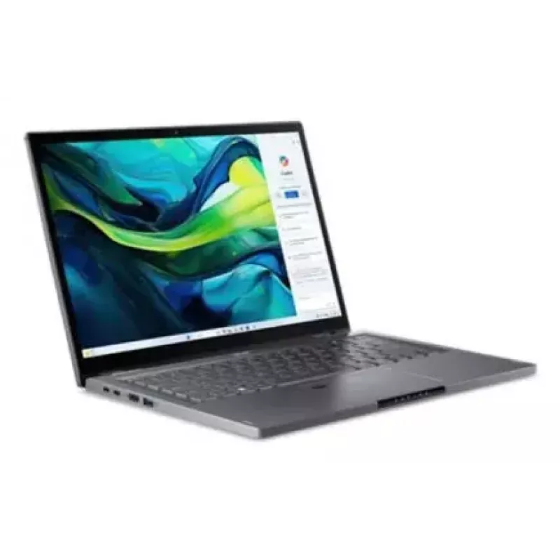 Acer Aspire Spin 14 ASP14-52MTN-79EW portátil 2 en 1, Intel Core Ultra 7 155U, 35,6 cm (14 pulgadas) pantalla táctil WUXGA IPS 1920 x 1200, 32 GB de RAM, 1 TB SSD, Intel Graphics, Wi-Fi 6E, Windows 11 Home, gris acero