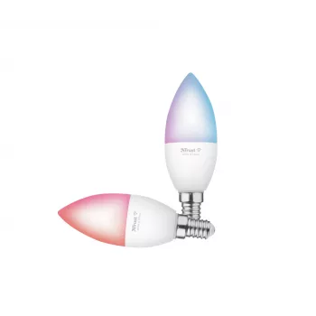 Bombilla inteligente TRUST 71293 – luz inteligente Wi-Fi, blanca, AC, 37×100 mm, pack de 2