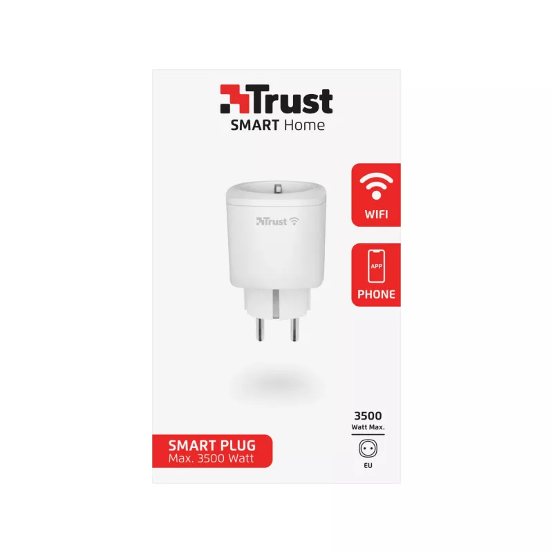 Enchufe inteligente Trust 71289 3000 W blanco interior inalámbrico Wi-Fi