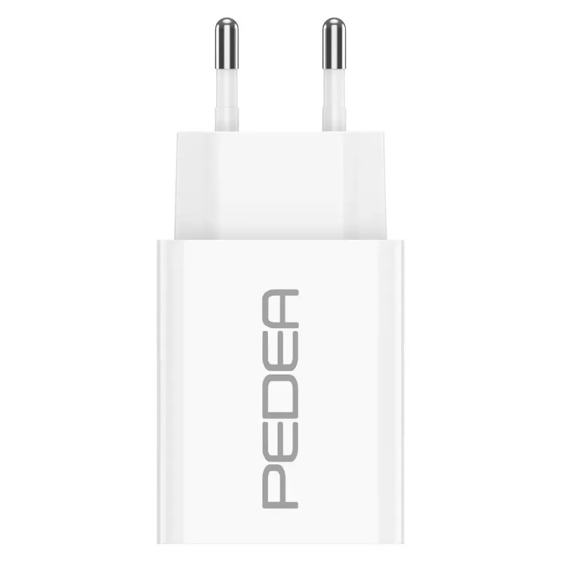 Cargador para dispositivos móviles PEDEA 60040100 universal blanco AC carga rápida interior