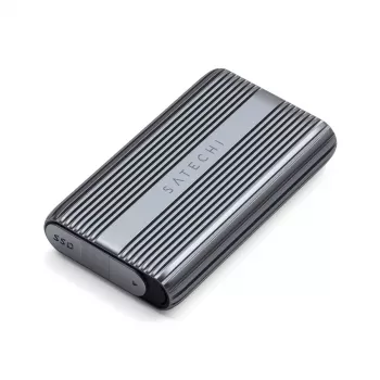 Carcasa SSD Satechi USB4 NVMe SSD Pro 4 TB 40 Gbit/s gris transparente