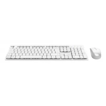 Trust Ody II teclado ratón incluido hogar/oficina RF inalámbrico alemán blanco