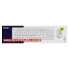 Trust Ody II teclado ratón incluido hogar/oficina RF inalámbrico alemán blanco