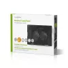 Base refrigeradora para portátil Nedis NBCR200BK 2 ventiladores 14 cm negro