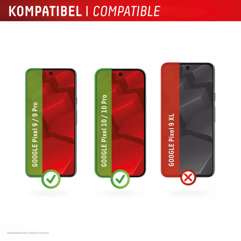 Displex protector de pantalla (10H) para Google Pixel 9, Pixel 9 Pro, Pixel 10, Pixel 10 Pro, marco de montaje Eco, resistente a arañazos