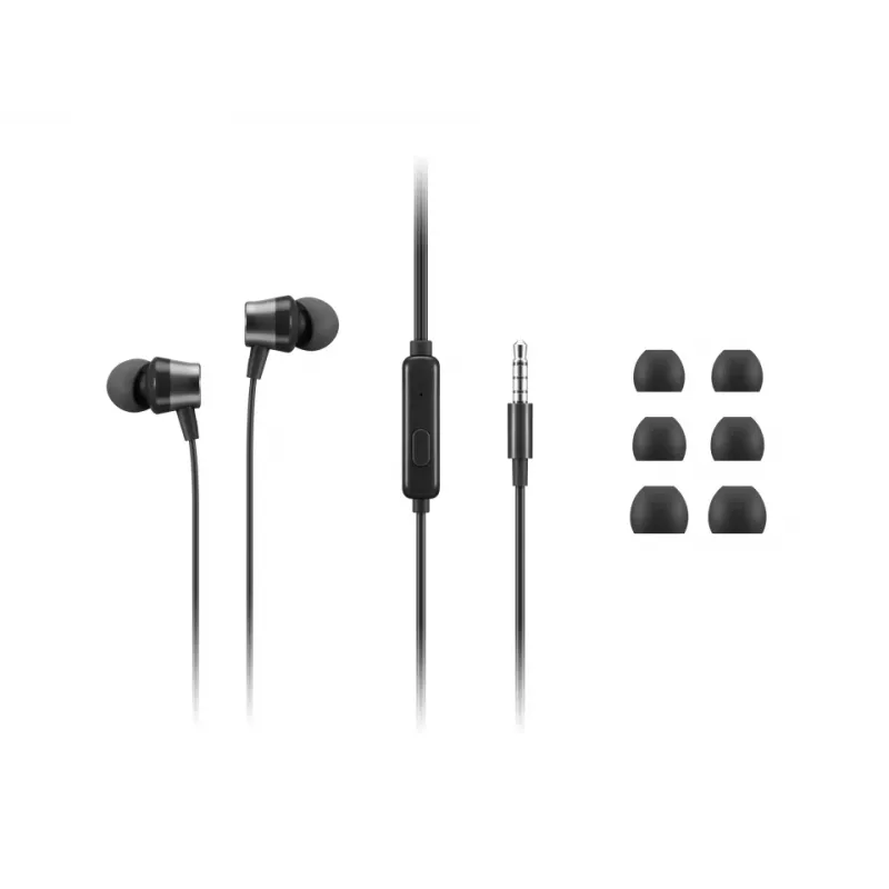 Lenovo 4XD1J77352 auriculares/headset con cable in-ear oficina/call center negro