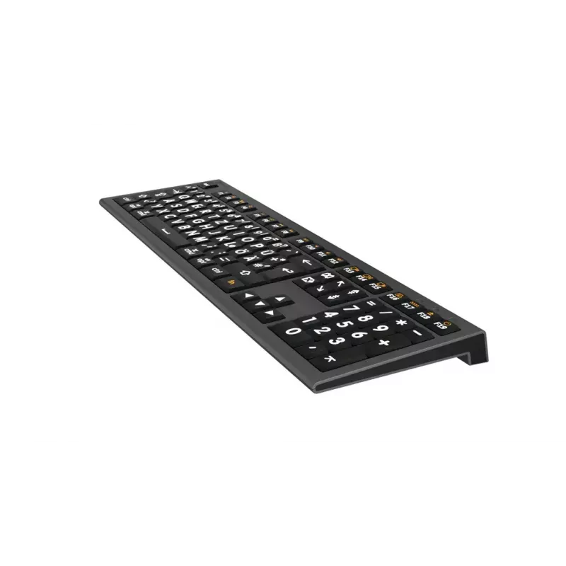 Logickeyboard LKB-LPWB-A2M-DE teclado universal USB QWERTZ alemán negro