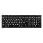 Logickeyboard LKB-LPWB-A2M-DE teclado universal USB QWERTZ alemán negro