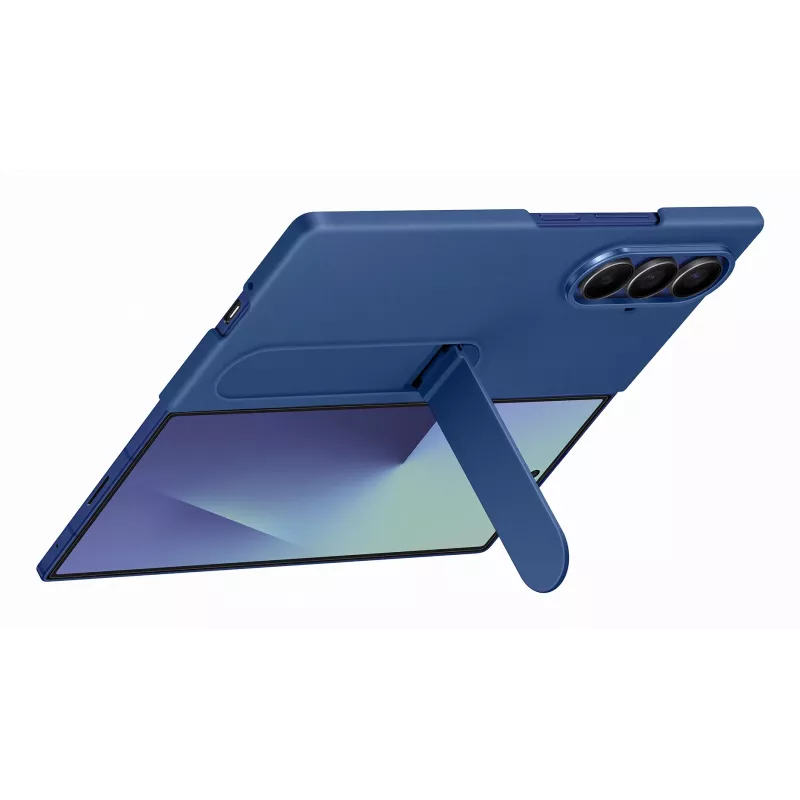 Funda protectora de silicona para Samsung Galaxy Fold7 — azul, modelo EF‑MF966CNEGWW