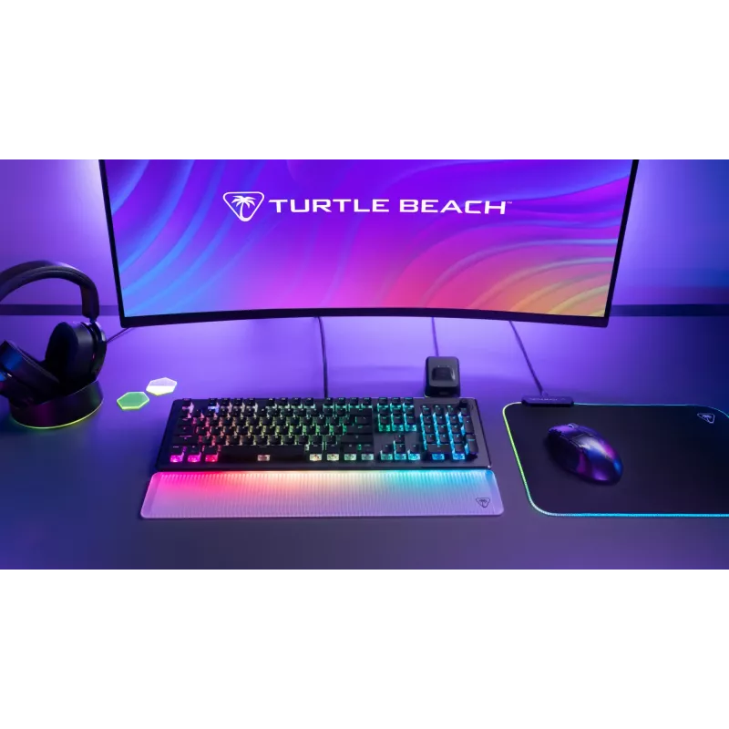 Turtle Beach Vulcan II Max teclado gaming USB QWERTZ negro