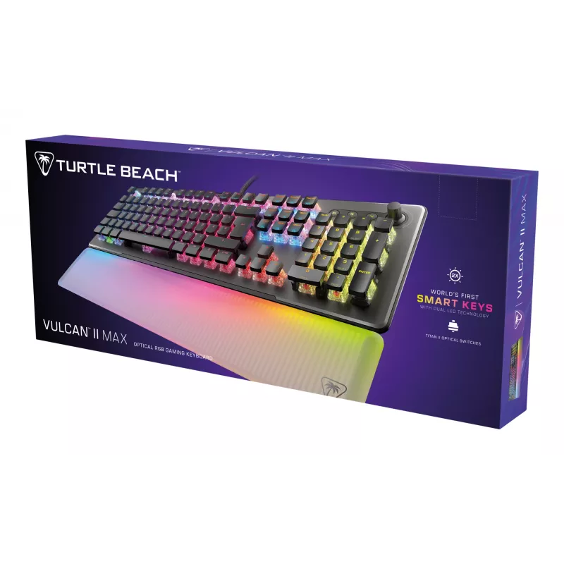 Turtle Beach Vulcan II Max teclado gaming USB QWERTZ negro