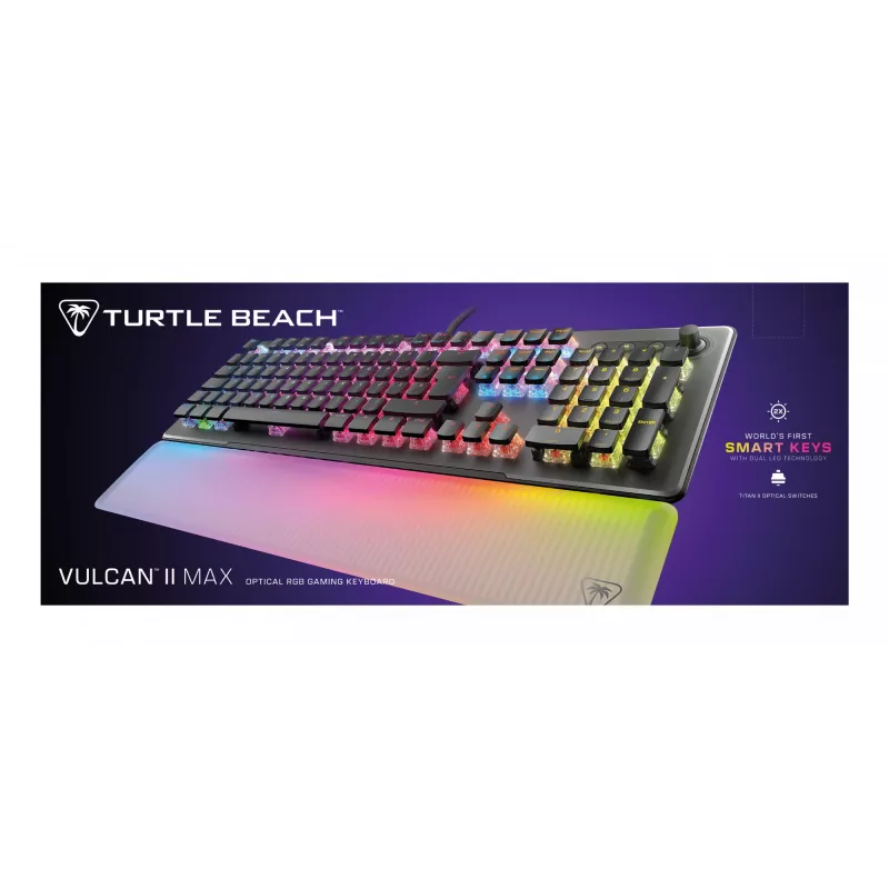 Turtle Beach Vulcan II Max teclado gaming USB QWERTZ negro