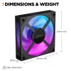 Ventilador HP OMEN Modular 120mm - pack de tres negro