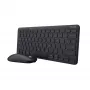 Teclado Trust Lyra con ratón incluido Oficina RF Wireless + Bluetooth QWERTZ alemán negro