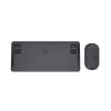 Teclado Trust Lyra con ratón incluido Oficina RF Wireless + Bluetooth QWERTZ alemán negro