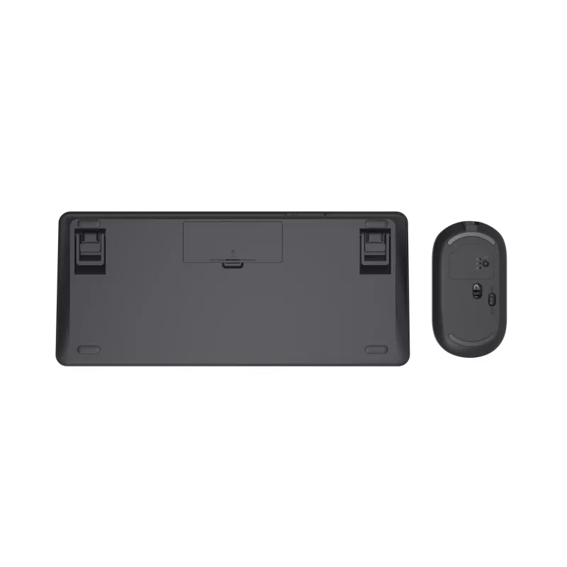 Teclado Trust Lyra con ratón incluido Oficina RF Wireless + Bluetooth QWERTZ alemán negro