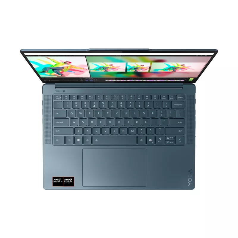 Lenovo Yoga Pro 7 14AKP10 Copilot+ PC AMD Ryzen™ AI 7 350 Portátil 36,8 cm (14,5 inch) 3K 32 GB LPDDR5x-SDRAM 1 TB SSD Wi-Fi 7 (802.11be) Windows 11 Pro alemán Teal