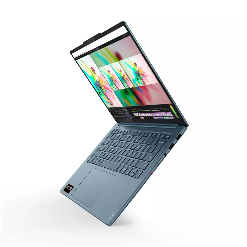 Lenovo Yoga Pro 7 14AKP10 Copilot+ PC AMD Ryzen™ AI 7 350 Portátil 36,8 cm (14,5 inch) 3K 32 GB LPDDR5x-SDRAM 1 TB SSD Wi-Fi 7 (802.11be) Windows 11 Pro alemán Teal