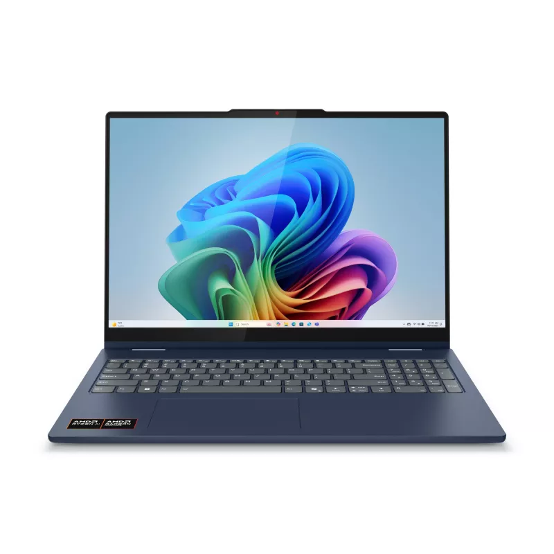 Lenovo IdeaPad 5 2 en 1 16AKP10 Copilot+ PC AMD Ryzen™ AI 5 340 Híbrido (2 en 1) 40,6 cm (16 inch) táctil WUXGA 16 GB LPDDR5x-SDRAM 512 GB SSD Wi-Fi 7 (802.11be) Windows 11 Home Azul