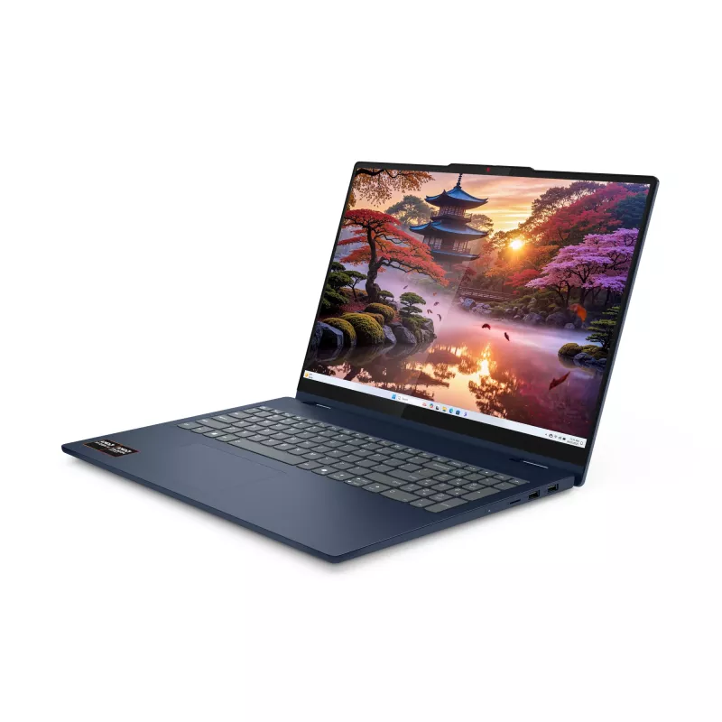 Lenovo IdeaPad 5 2 en 1 16AKP10 Copilot+ PC AMD Ryzen™ AI 5 340 Híbrido (2 en 1) 40,6 cm (16 inch) táctil WUXGA 16 GB LPDDR5x-SDRAM 512 GB SSD Wi-Fi 7 (802.11be) Windows 11 Home Azul