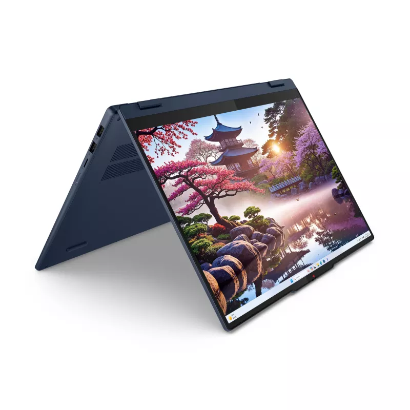 Lenovo IdeaPad 5 2 en 1 16AKP10 Copilot+ PC AMD Ryzen™ AI 5 340 Híbrido (2 en 1) 40,6 cm (16 inch) táctil WUXGA 16 GB LPDDR5x-SDRAM 512 GB SSD Wi-Fi 7 (802.11be) Windows 11 Home Azul