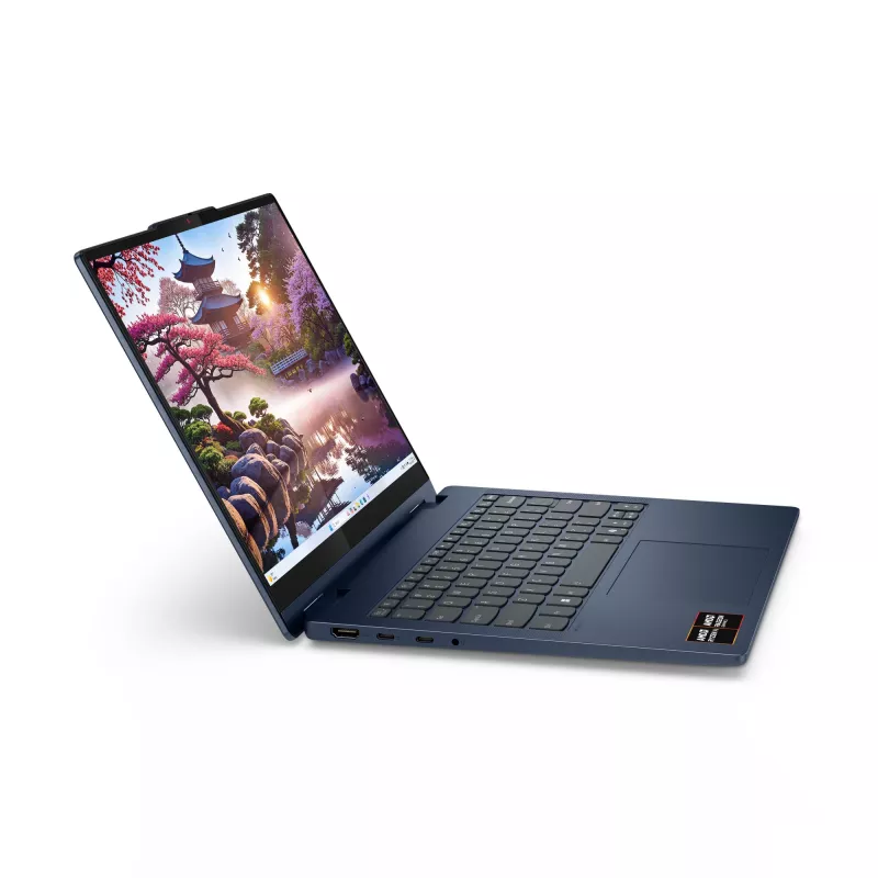 Lenovo IdeaPad 5 2 en 1 16AKP10 Copilot+ PC AMD Ryzen™ AI 5 340 Híbrido (2 en 1) 40,6 cm (16 inch) táctil WUXGA 16 GB LPDDR5x-SDRAM 512 GB SSD Wi-Fi 7 (802.11be) Windows 11 Home Azul