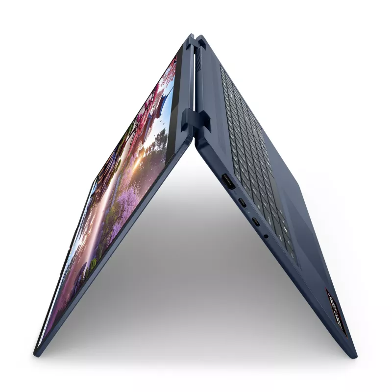 Lenovo IdeaPad 5 2 en 1 16AKP10 Copilot+ PC AMD Ryzen™ AI 5 340 Híbrido (2 en 1) 40,6 cm (16 inch) táctil WUXGA 16 GB LPDDR5x-SDRAM 512 GB SSD Wi-Fi 7 (802.11be) Windows 11 Home Azul
