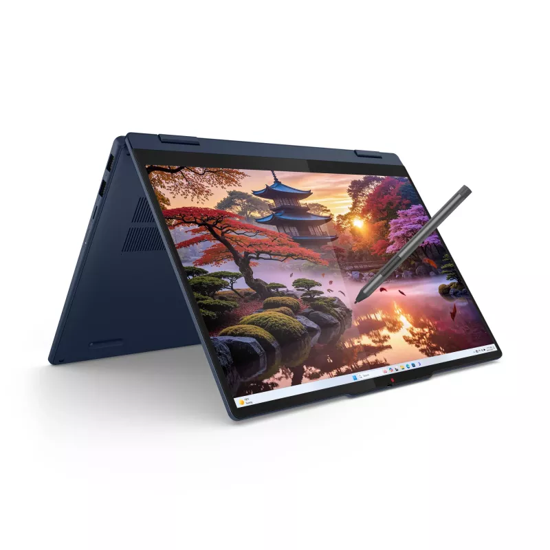 Lenovo IdeaPad 5 2 en 1 14AKP10 Copilot+ PC AMD Ryzen™ AI 7 350 Híbrido (2 en 1) 35,6 cm (14 inch) táctil WUXGA 16 GB LPDDR5x-SDRAM 1 TB SSD Wi-Fi 7 (802.11be) Windows 11 Home Azul