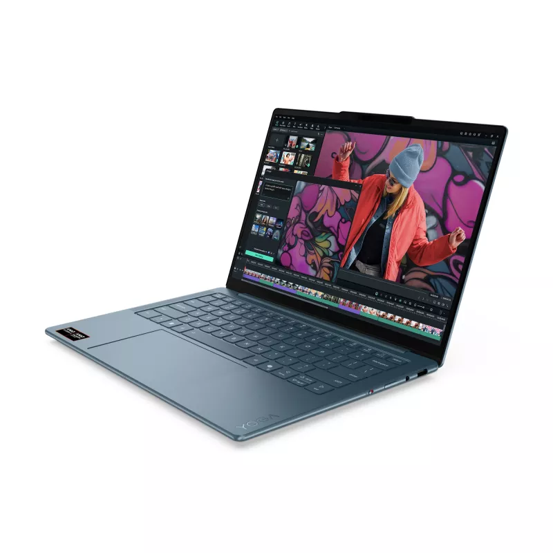 Lenovo Yoga Slim 7 14AKP10 Copilot+ PC AMD Ryzen™ AI 7 350 Portátil 35,6 cm (14 inch) 2,8K 32 GB LPDDR5-SDRAM 1 TB SSD Wi-Fi 7 (802.11be) Windows 11 Home Teal