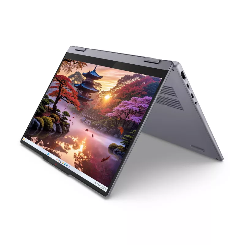 Lenovo IdeaPad 5 2 en 1 14AKP10 Copilot+ PC AMD Ryzen™ AI 5 340 Híbrido (2 en 1) 35,6 cm (14 inch) táctil WUXGA 16 GB LPDDR5x-SDRAM 512 GB SSD Wi-Fi 7 (802.11be) Windows 11 Home Gris