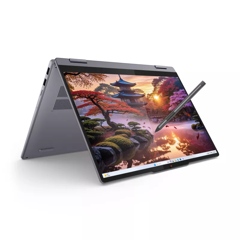 Lenovo IdeaPad 5 2 en 1 14AKP10 Copilot+ PC AMD Ryzen™ AI 5 340 Híbrido (2 en 1) 35,6 cm (14 inch) táctil WUXGA 16 GB LPDDR5x-SDRAM 512 GB SSD Wi-Fi 7 (802.11be) Windows 11 Home Gris