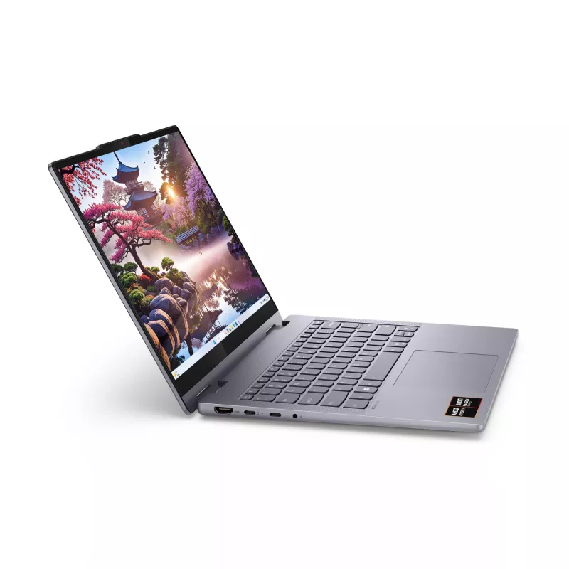 Lenovo IdeaPad 5 2 en 1 14AKP10 Copilot+ PC AMD Ryzen™ AI 5 340 Híbrido (2 en 1) 35,6 cm (14 inch) táctil WUXGA 16 GB LPDDR5x-SDRAM 512 GB SSD Wi-Fi 7 (802.11be) Windows 11 Home Gris