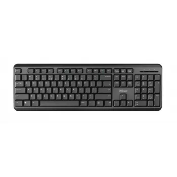 Trust TK-350 Teclado Office RF Wireless QWERTZ Alemán Negro