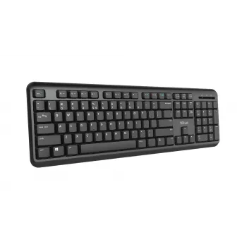 Trust TK-350 Teclado Office RF Wireless QWERTZ Alemán Negro