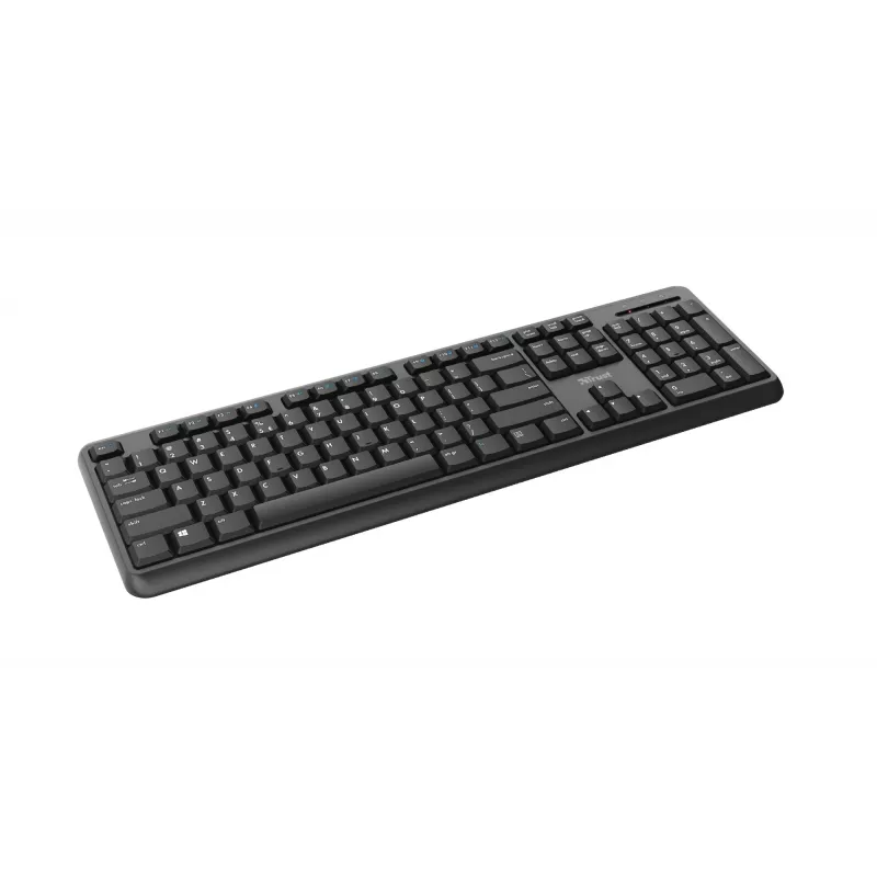Trust TK-350 Teclado Office RF Wireless QWERTZ Alemán Negro