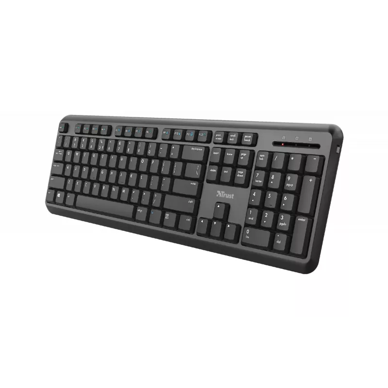 Trust TK-350 Teclado Office RF Wireless QWERTZ Alemán Negro