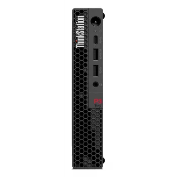 Lenovo ThinkStation P3 Tiny Intel® Core™ i7 i7-14700 64 GB DDR5-SDRAM 1 TB SSD NVIDIA RTX A1000 Windows 11 Pro Mini PC Workstation Negro
