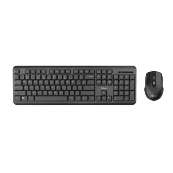 Trust TKM-350 Teclado y ratón Office RF Wireless QWERTZ Alemán Negro