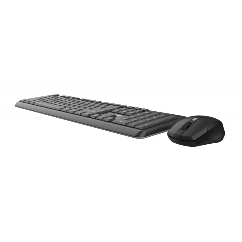 Trust TKM-350 Teclado y ratón Office RF Wireless QWERTZ Alemán Negro