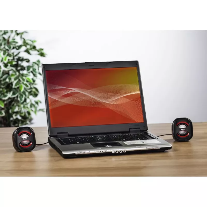 Hama Sonic Mobil 183 Negro, Rojo con cable 3 W