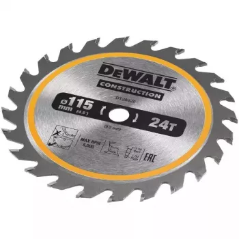 Disco de sierra circular DeWALT DT20420-QZ 11,5 cm para madera