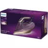 Philips DST8040/30 Azur 8000 Series plancha de vapor, 3000 W, depósito de 0,35 L, suela SteamGlide Elite, vapor vertical, 80 g/min, golpe de vapor de 260 g/min, morado oscuro