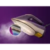 Philips DST8040/30 Azur 8000 Series plancha de vapor, 3000 W, depósito de 0,35 L, suela SteamGlide Elite, vapor vertical, 80 g/min, golpe de vapor de 260 g/min, morado oscuro