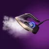 Philips DST8040/30 Azur 8000 Series plancha de vapor, 3000 W, depósito de 0,35 L, suela SteamGlide Elite, vapor vertical, 80 g/min, golpe de vapor de 260 g/min, morado oscuro